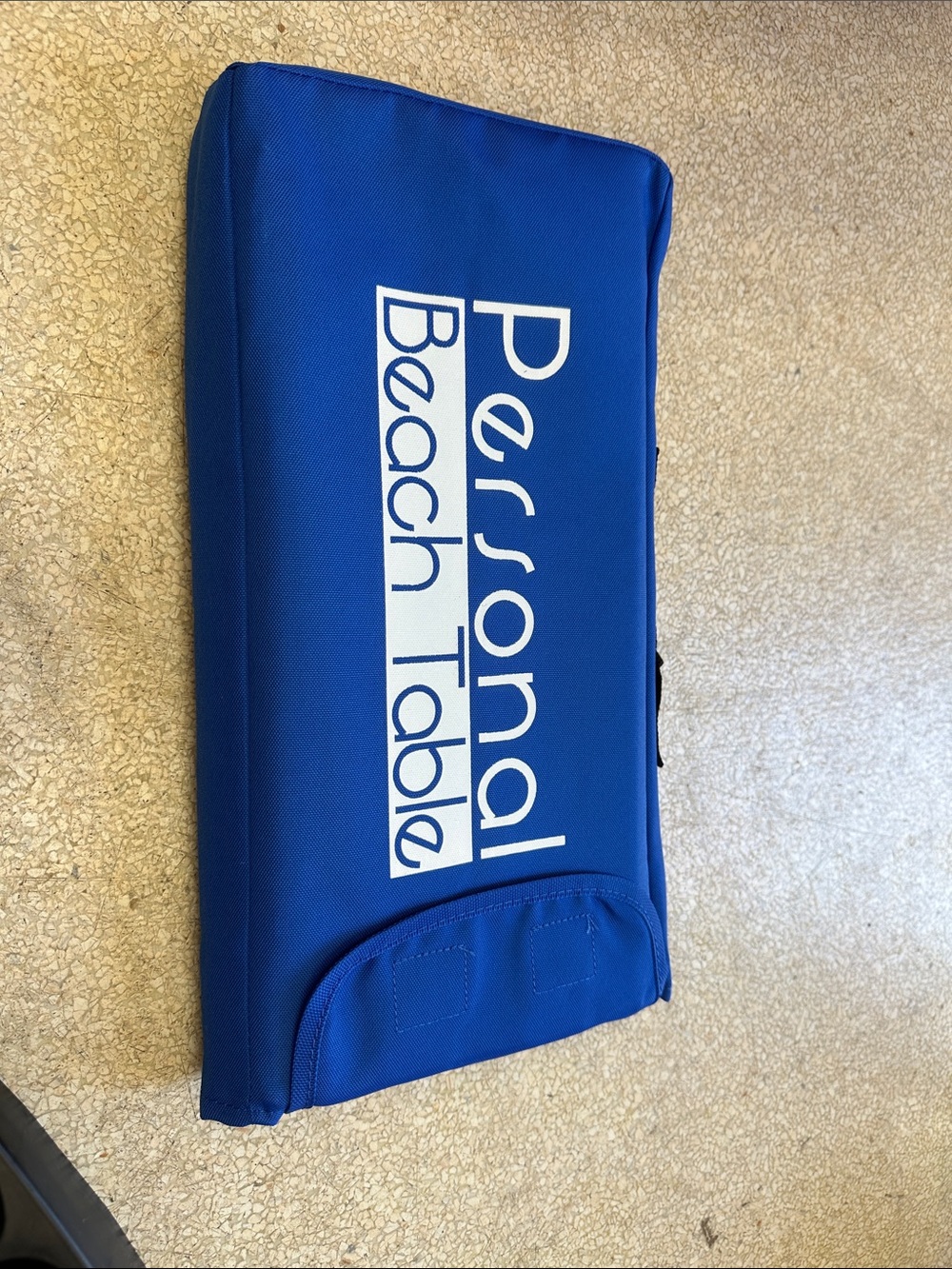 Personal Beach Table Carrying Case and Table - Blue